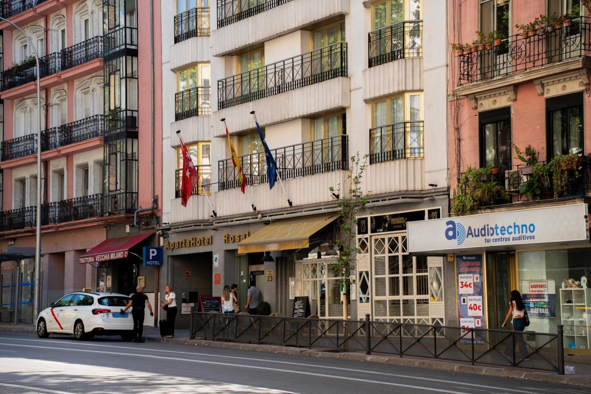 Aparto-Hotel Rosales Madrid Exteriér fotografie